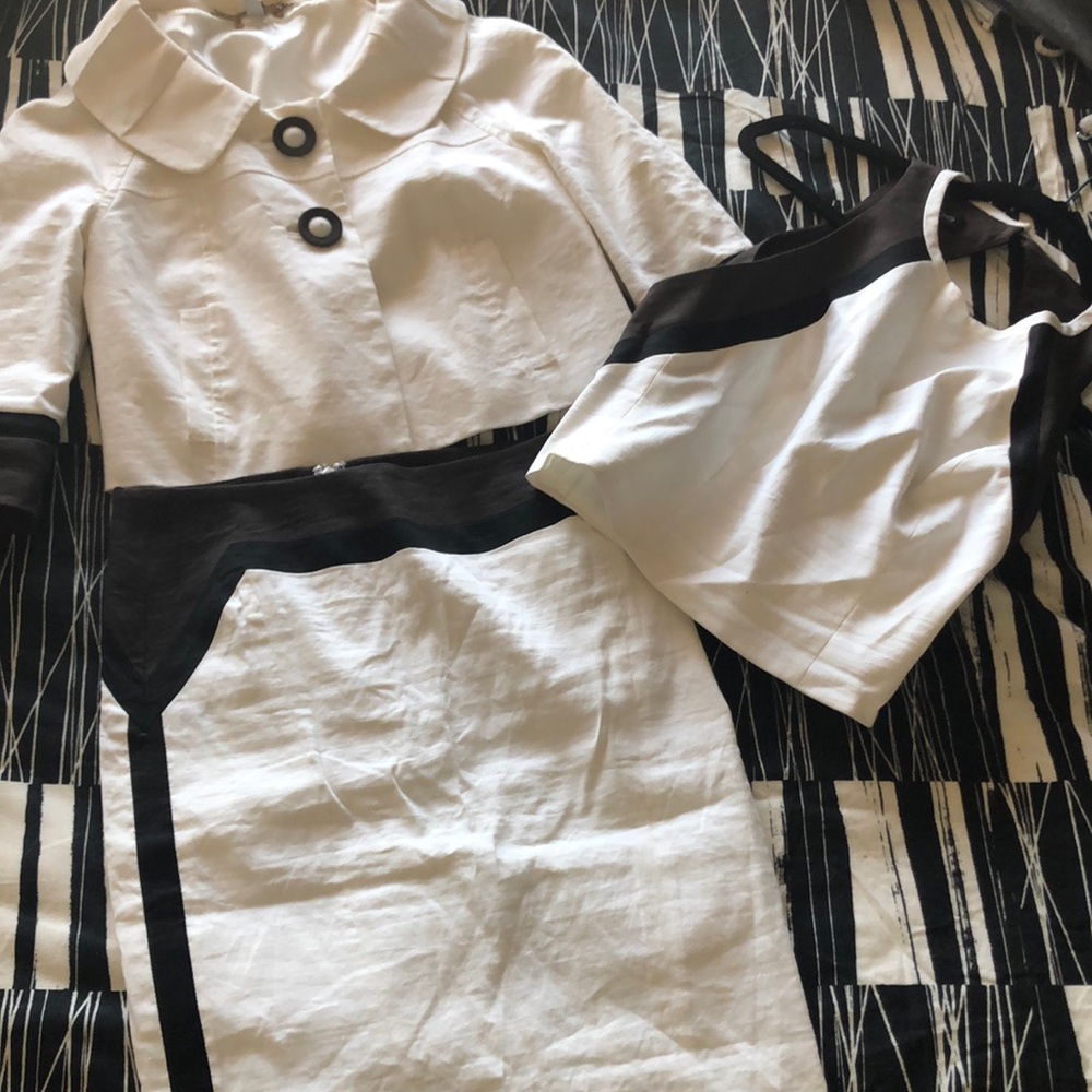 Bebe 3 piece skirt set suit